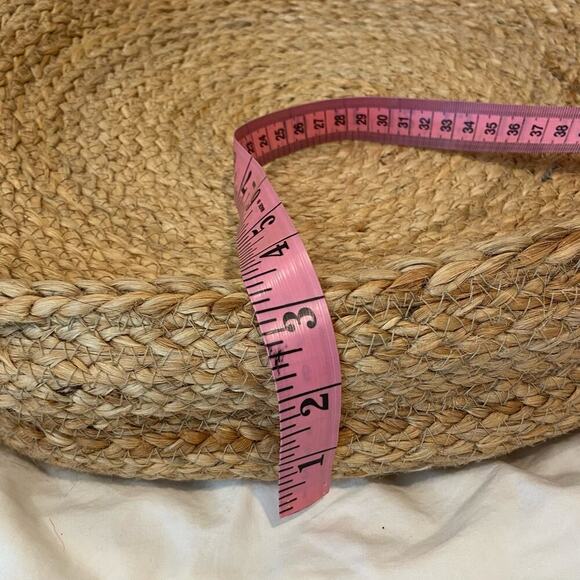 BEE & WILLOW HOME Natural Tan Rattan Purse Tote Beach Bag Women's Sz OS Bohemian - Picture 5 of 7